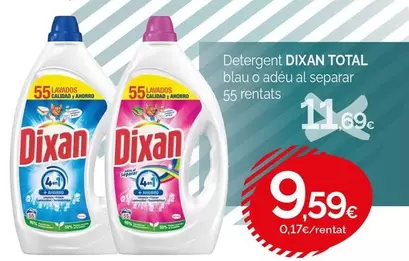 Dixan - Detergente Blau O Adell Al Separar