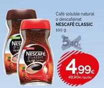 Nescafé - Cafe Soluble Natural O Descafeïnat Classic