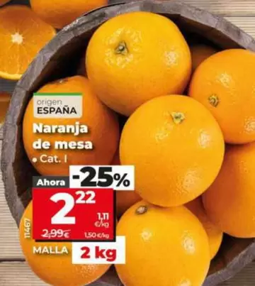 Naranja De Mesa