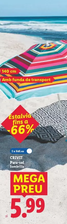Crivit - Para-sol Sombrilla