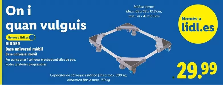 Ridder - Base Universal Móvil