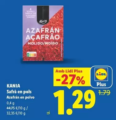 Kania - Safra En Pols