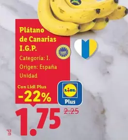 Platano De Canarias I.G.P.