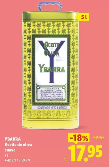 Ybarra - Aceite De Oliva Suave