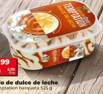 Dia Temptation - Helado De Dulce De Leche