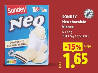 Sondey - Neo Chocolate Blanco
