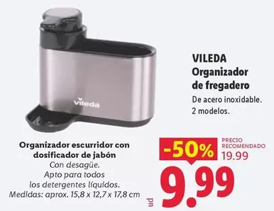 Vileda - Organizador De Fregadero