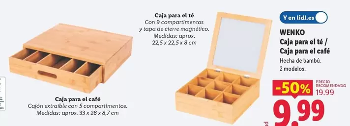 Wenko - Caja Para El Té/Caja Para El Café