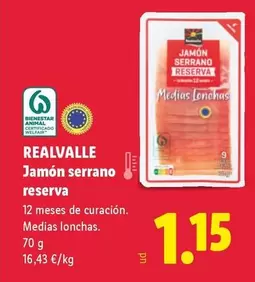 Realvalle - Jamon Serrano Reserva