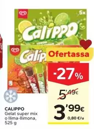 Calippo - Gelat Super Mix O Llima-limona