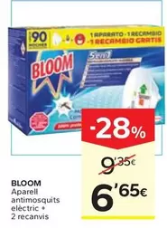 Bloom - Aparell Antimosquitos Electric + 2 Recanvis