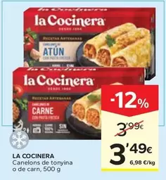 La Cocinera - Canelons De Tonyina O De Carn