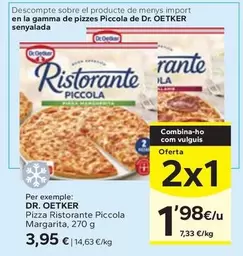 Dr Oetker - Pizza Ristorante Piccola Margarita