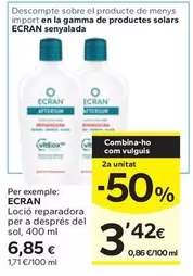 Ecran - Locio Reparadora Per A Despres Del Sol