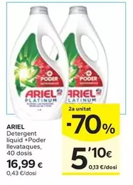 Ariel - Detergent Liquid + Poder Llevataques