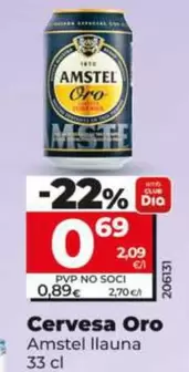 Amstel - Cerveza Oro
