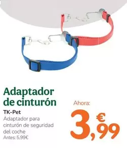 Tk-Pet - Adaptador De Cinturón