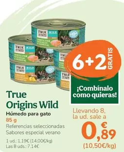 True Origins - Wild Humedo Para Gato