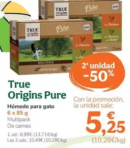 True Origins - Pure Humedo Para Gato