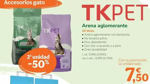 Tk-Pet - Arena Aglomerante