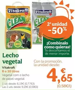 Vitakraft - Lecho Vegetal
