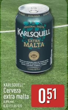 Karlsquell - Cerveza Extra Malta