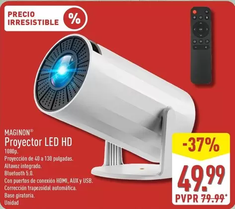 Maginon - Proyector Led Hd
