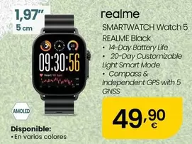 Realme - Smartwatch Watch 5 Black