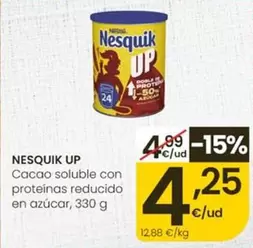 Nesquik - Cacao Soluble Con Proteinas Reducido En Azucar