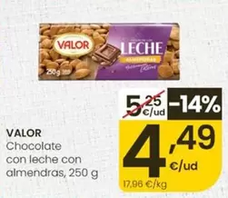 Valor - Chocolate Con Leche Con Almendras