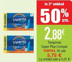 Tampax - Tampones Super Plus Compak