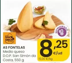 As Fontelas - Medio Queso D.o.p. San Simon Da Costa