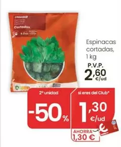 Eroski - Espinacas Cortadas