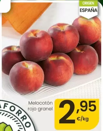 Melocoton Rojo Granel