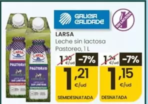 Larsa - Leche Sin Lactosa Pastoreo