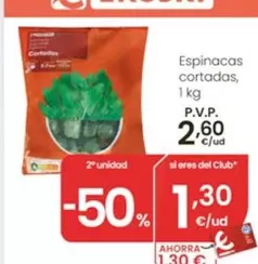 Eroski - Espinacas Cortadas