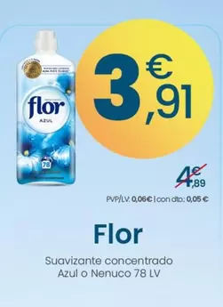 Flor - Suavizante Concentrado Azul O Nenuco