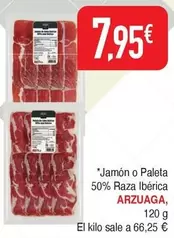 azuaga - jamon o paleta 50% raza iberica