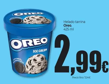 Oreo - Helado Tarrina