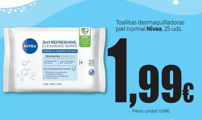 Nivea - Toallitas Desmaquilladoras Piel Normal