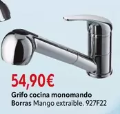 borras - Grifo Cocina Monomando Borras Mango Extraible. 927f22