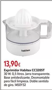 Habitex - Exprimidor Cc3205t