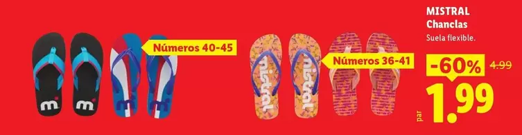 Mistral - Chanclas