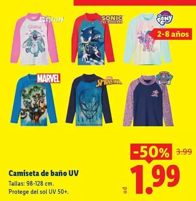 Camiseta De Bano UV