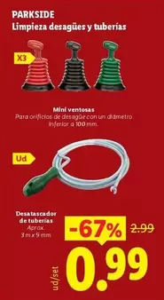 Parkside - Limpieza Desagues Y Tuberias
