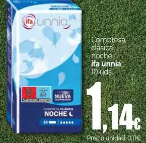 Ifa Unnia - Compresas Clasica Noche