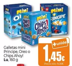 Lu - Galletas Mini Principe, Oreo O Chips Ahoy!