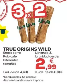 True Origins - Wild Snack Perro Palo Cafe