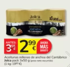 Jolca - Aceitunas Rellenas De Anchoa Del Cantabrico
