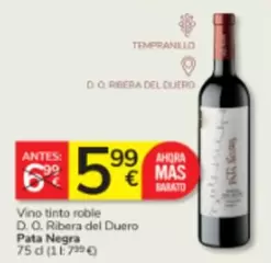 Pata Negra - Vino Tinto Roble D.o. Ribera Del Duero